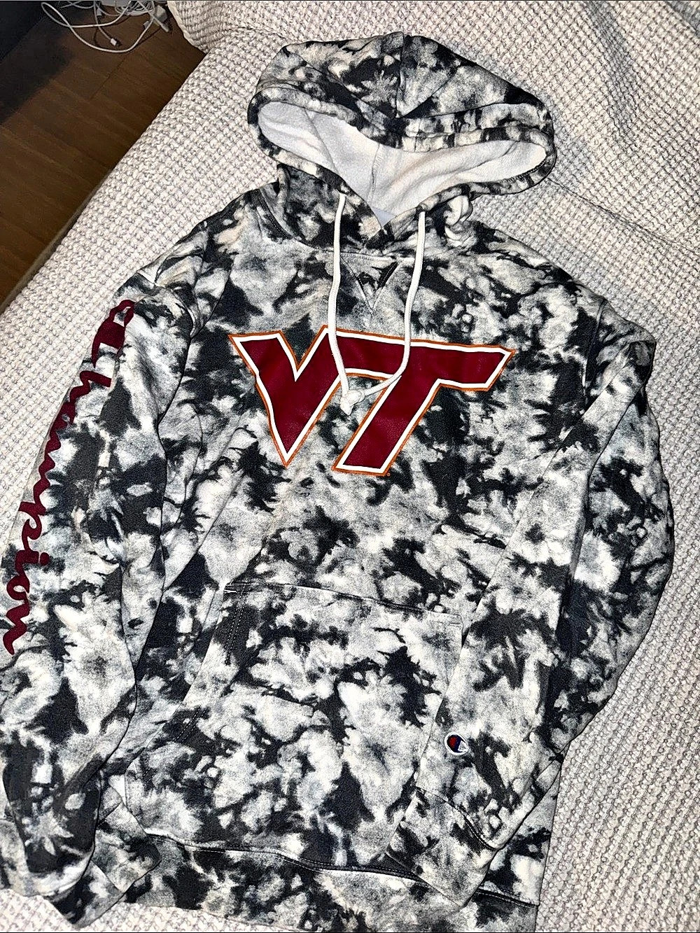 Champion Virginia Tech Hokies Tie Dye Hoodie